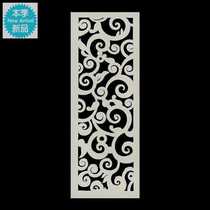 In-door hollowed-out flower lattice wall Xuanguan partition European style through flower plate Screen Carved Flower Board Living Room Screen Sculpture Flower Partition