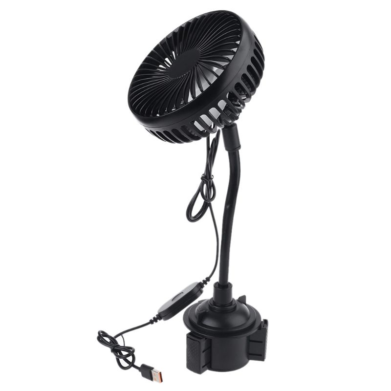 推荐5V Car Cup Holder Fan Universal Adjustable Gooseneck Cup - 图1