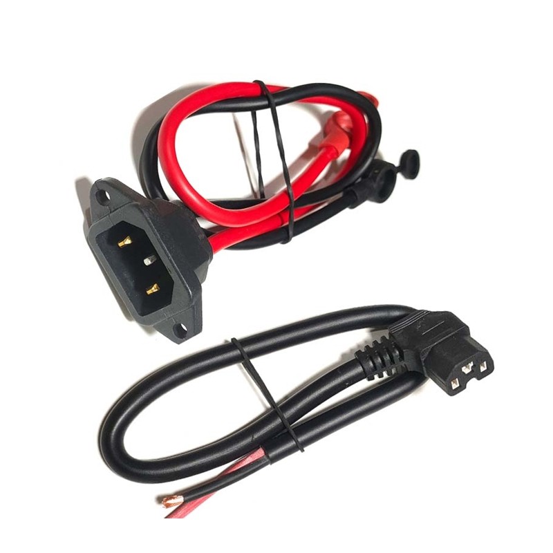 6平方电瓶车电动三轮车公母插头锂电电池线品字T型插座放电大功率,淘宝优惠券,粉丝福利购,淘宝优惠卷