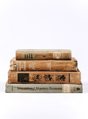 复古装饰旧英文书外文书婚礼布景陈列摆件拍摄影创意道具旧物古董