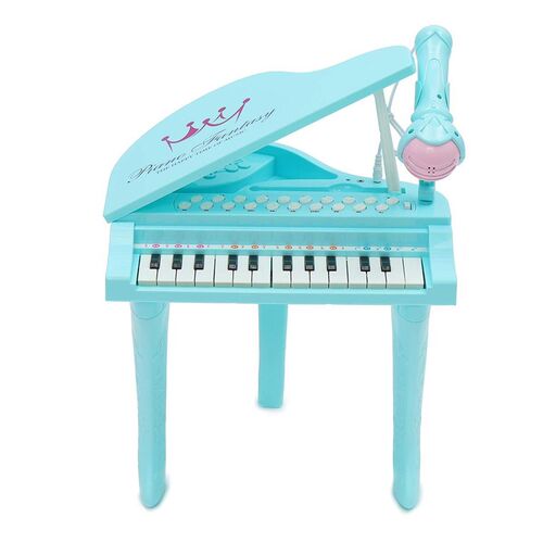 2 Colors 25Keys Keyboard Toy Electronic Organ Kids Piano Mic - 图3
