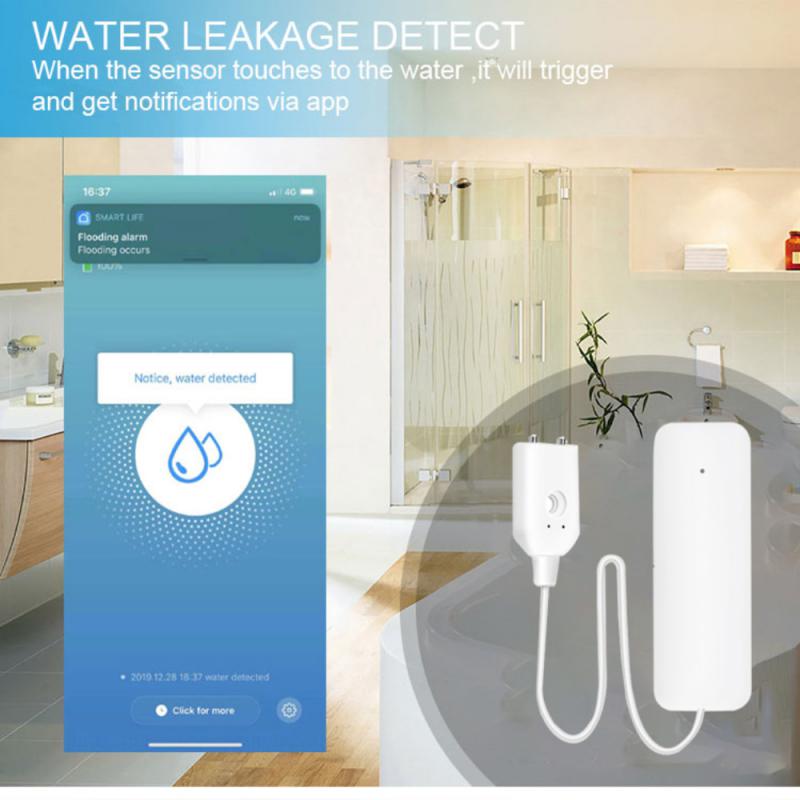 bess Zigbeie Water Detector Leakrge Senso AlarmaLe-图0