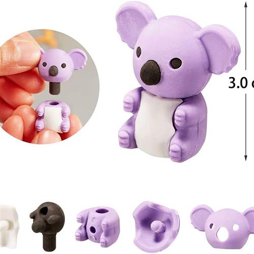 极速35Pcs Animal Erasers Kids Pencil Erasers Bulk Puzzle Era - 图2