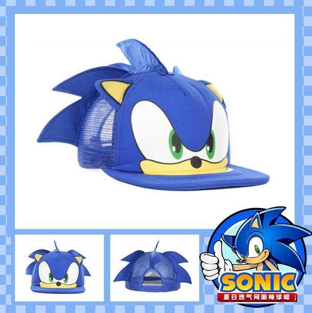 New 3D 1pcs blue Cute Boy Sonic The Hedgehog Cartoon Youth A - 图0