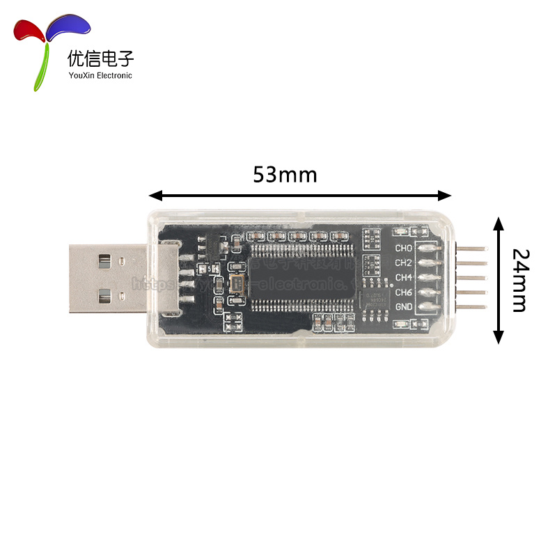 原装nanoDLA逻辑分析仪单晶片ARM FPGA调试工具24M采样8通道开源 - 图3