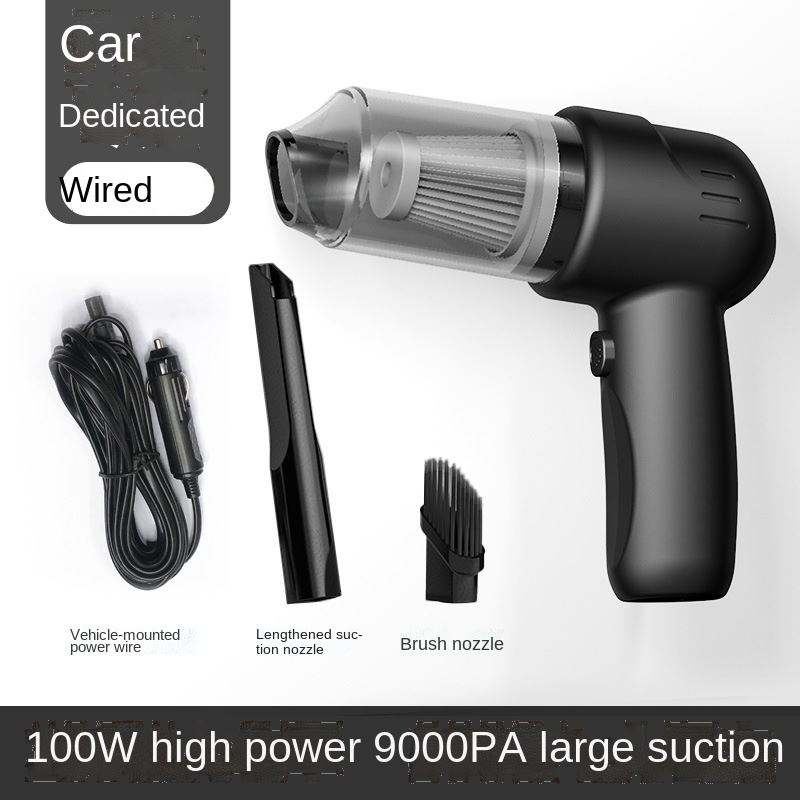 Cordless Handheld Car Vacuum CleaneGr 9000Pa Mini Dust Colle-图2