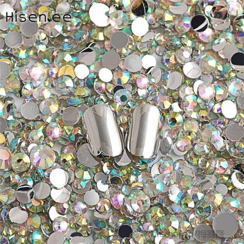 新品High quality shiny 1000pcs mix 2mm 3mm 4mm 5mm 6mm trans-图3