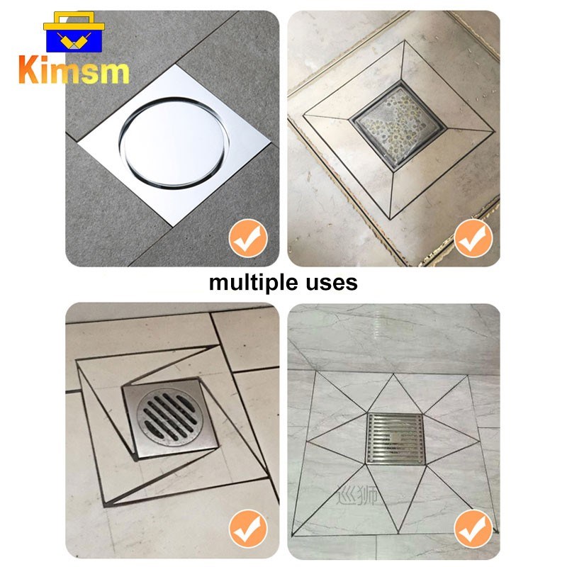 Stainless Steel Thicken Floor Drain Ruler Multifunction Tile - 图0