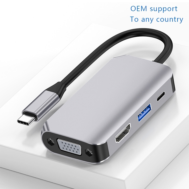 推荐c docking station Expands USB Splitter to HDMI vga Hub W - 图1