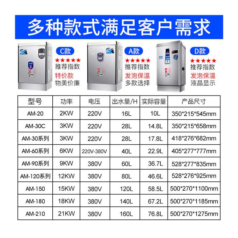 美莱特(MILATE) 商s用不锈钢电热开水器全自动开水机开水桶16L发 - 图3