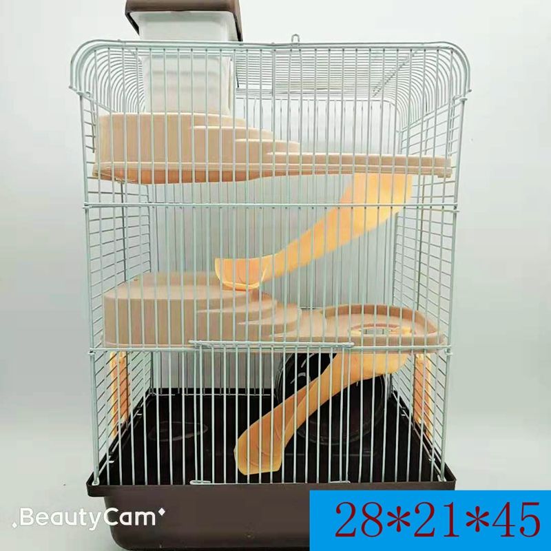 3-storey PemuHatster Cage L xury HousJe Portable Mice Home - 图2