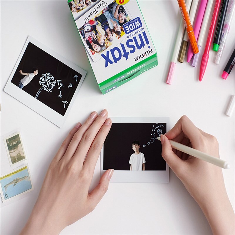 20 100 Shfeets Fujifilm Instax WIDE Film WIDE Camera Instant - 图2