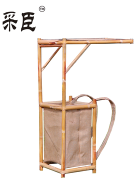 现货厂家书生竹篓竹制宁采臣x古代背书箱广告揹包移动售货揹筐行