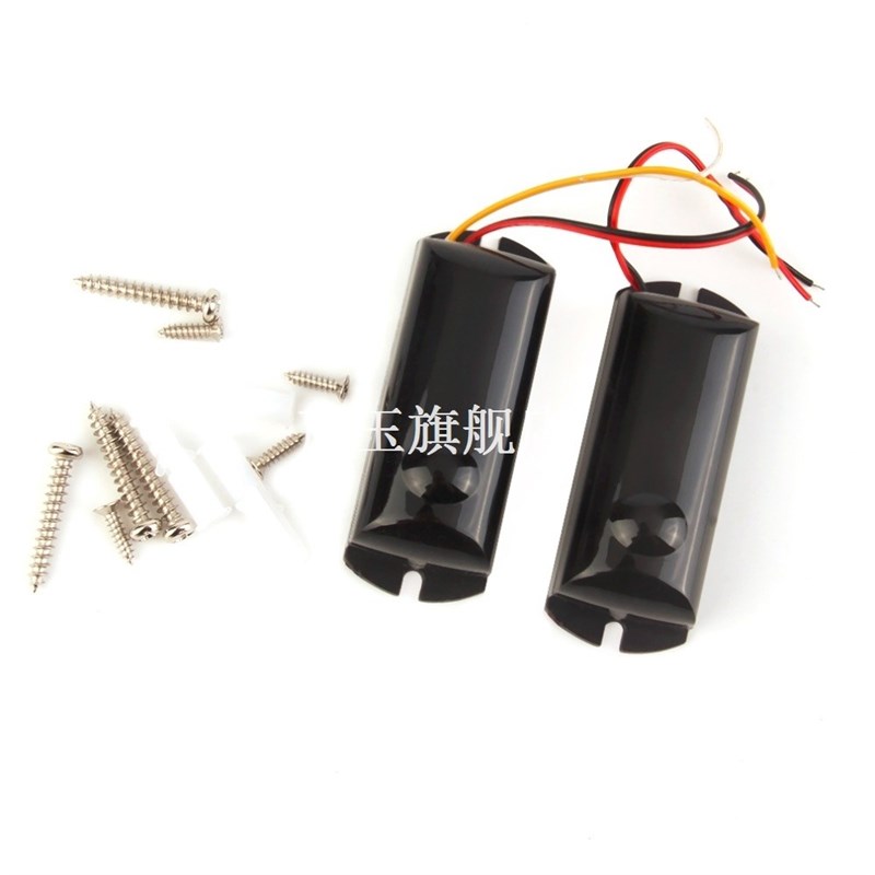 1 pc Wired Dual Beams Infrared IR Barrier Detector New Motio - 图0