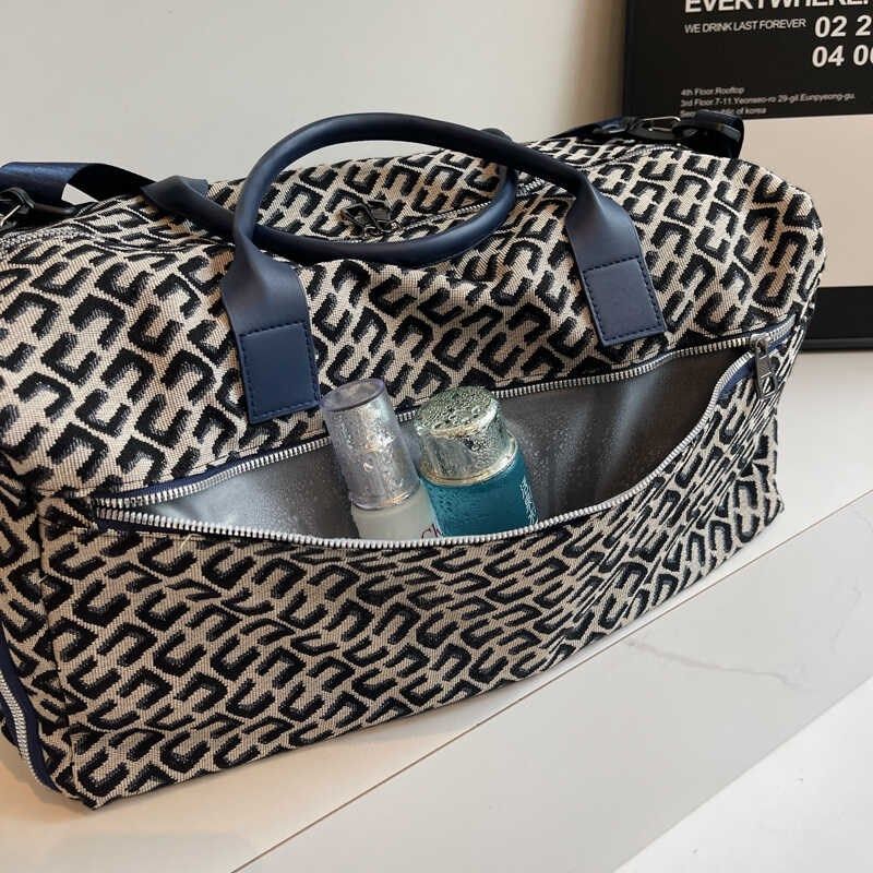 旅行包包女帆布手提包大容量行李包轻便旅游收纳袋待产时尚健身包,淘宝优惠券,粉丝福利购,淘宝优惠卷