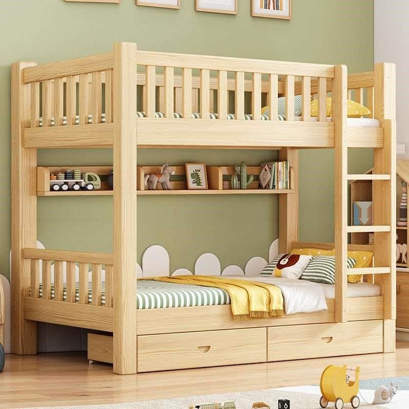 实木上下铺二层双人床员工宿舍高低子母床两层儿童床上下床双层床,淘宝优惠券,粉丝福利购,淘宝优惠卷