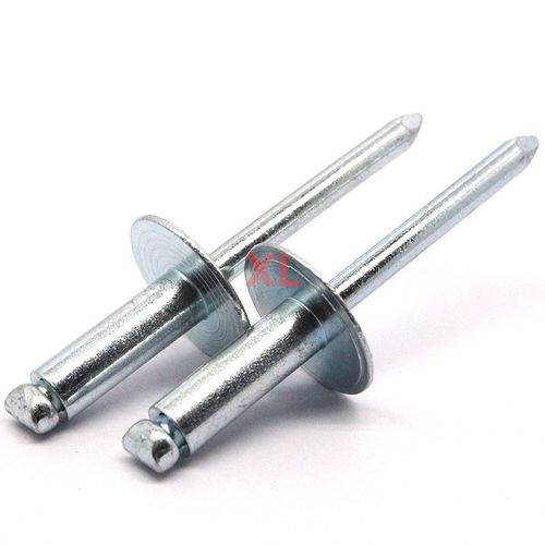 4.大头铁铆钉全开口帽8M钉拉大沿型6 大帽铆钉圆头M4抽芯铆钉拉. - 图1