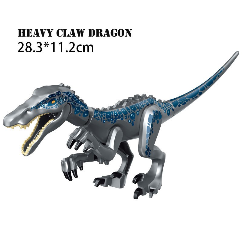 Building Block Dinosaur Jurassic Tyrannosaurus Rex World 2 D - 图1