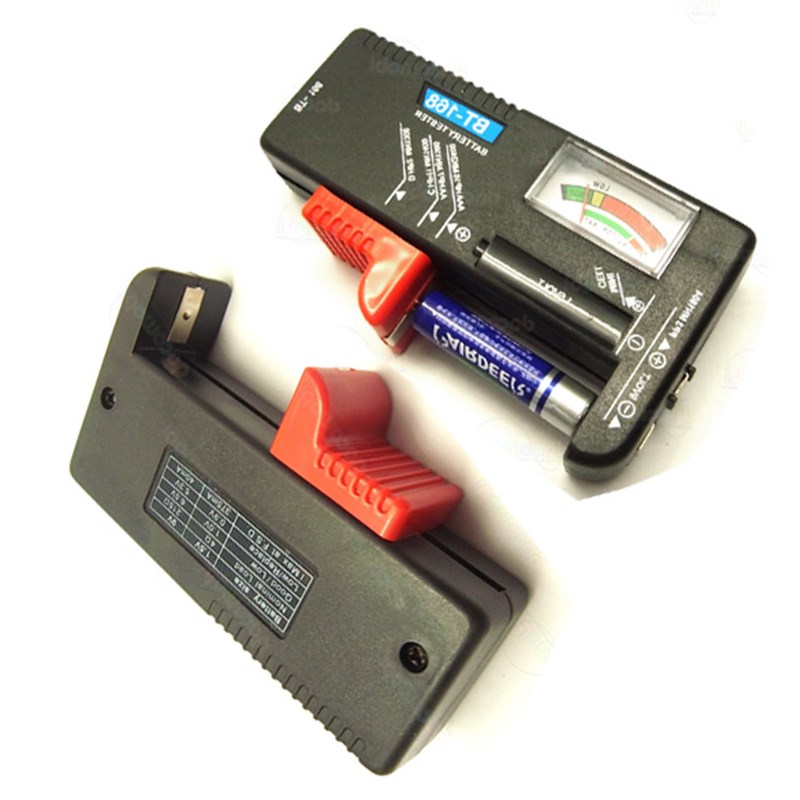 速发New Universal Battery Tester Checker AA AAA 9V Button AL - 图1