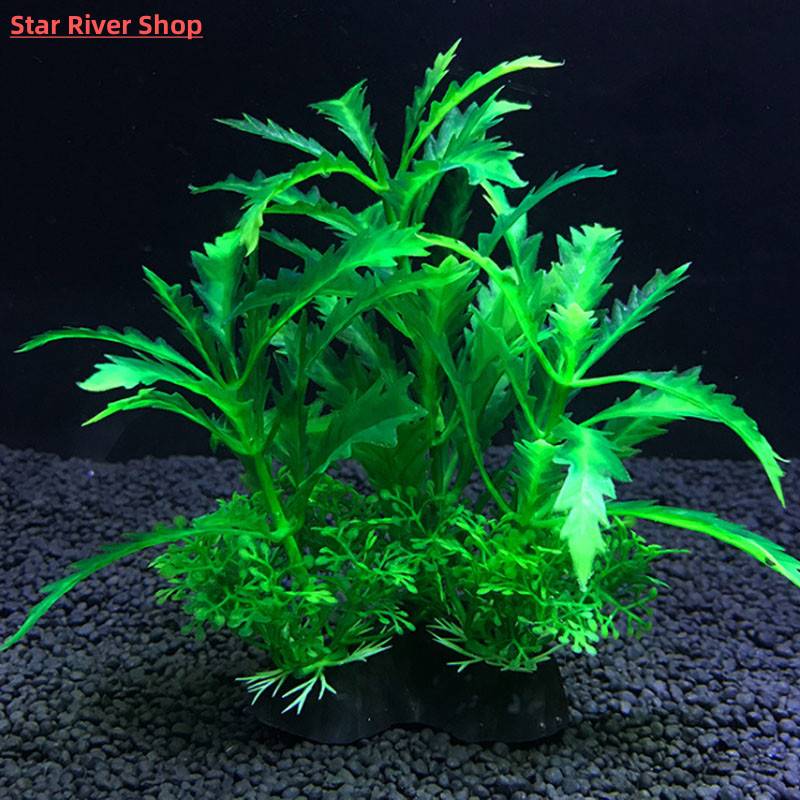 速发12 Kinds Artificial Aquarium Decor Plants Water Weeds Or - 图3