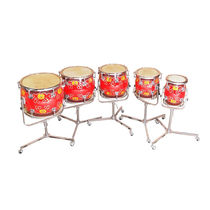 Row Drum 12345 Wuyin Soundrow Drum Suzhou W Row Drum Set Sound Drum Flower Pot Drum Buffalo Leather Glass Fiber Glass Fiber