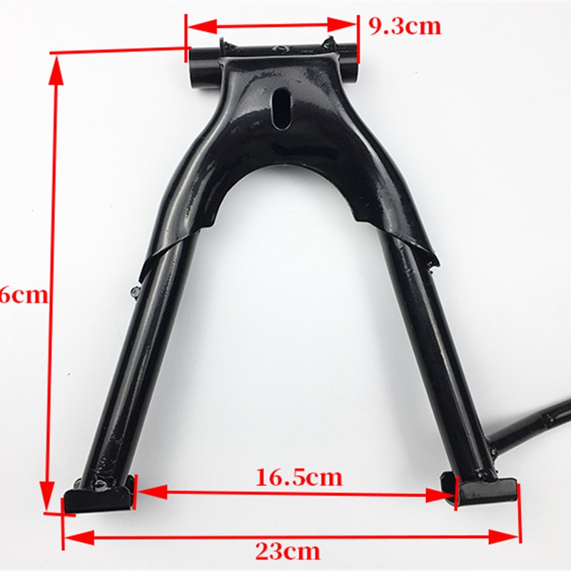 摩托车配件嘉陵70JH70大脚架 嘉陵建设48CM助力车 双脚撑 大支架 - 图1