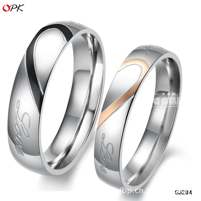 现货速发Couples ring gift Men accessories women rings 情侣戒 - 图0