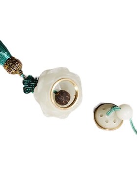 夜光镂空香囊球汽车钥匙扣挂件男女精致包包小吊坠香丸香薰盒挂饰