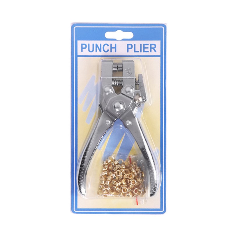 推荐Eyelet Hole Punch Pliers Multi-function Hole Puncher wit - 图0