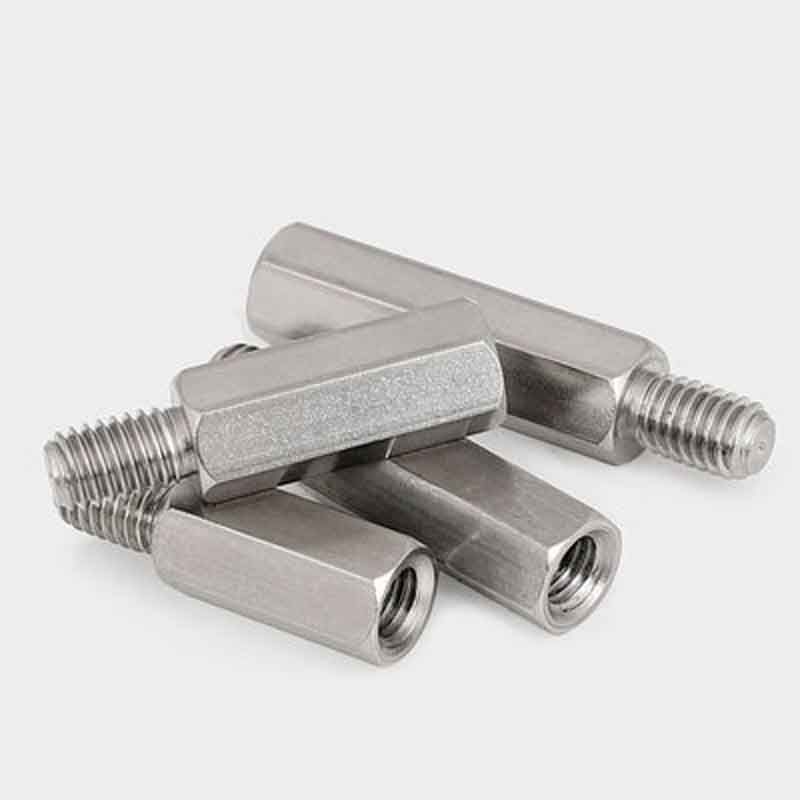 推荐1pcs M14 single pass screws hexagon screw inner outer th - 图0