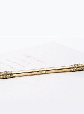 铜制如意金箍棒摆件签字笔中性笔办公桌面用品个性化定制创意礼品