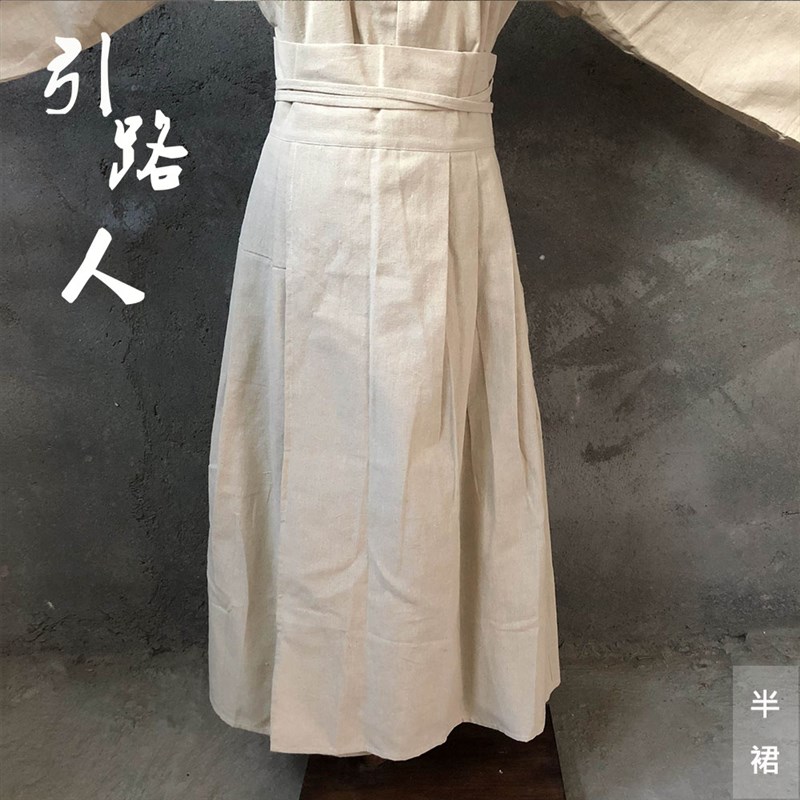 速发孝衣丧服套装女麻衣丧事衣服对襟系带亚麻孝衣出殡衣服白事用 - 图1