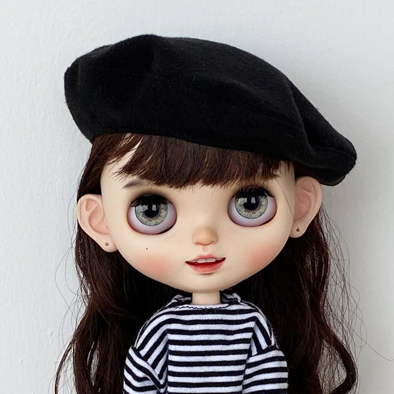 极速newNew Arrval Fashon Beret Hat for Blyth doll Pullp Lcca - 图2