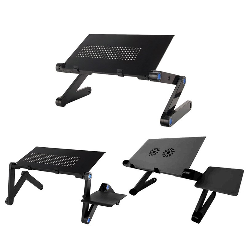 Aluminum Alloy Folding Table Laptop Desk Portable Adjustable - 图2