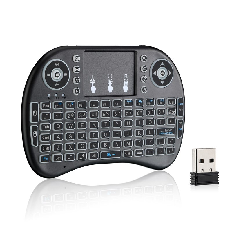 速发Cool Backlit I8  Wireless Keyboard 2.4GHz Air Mouse - 图2