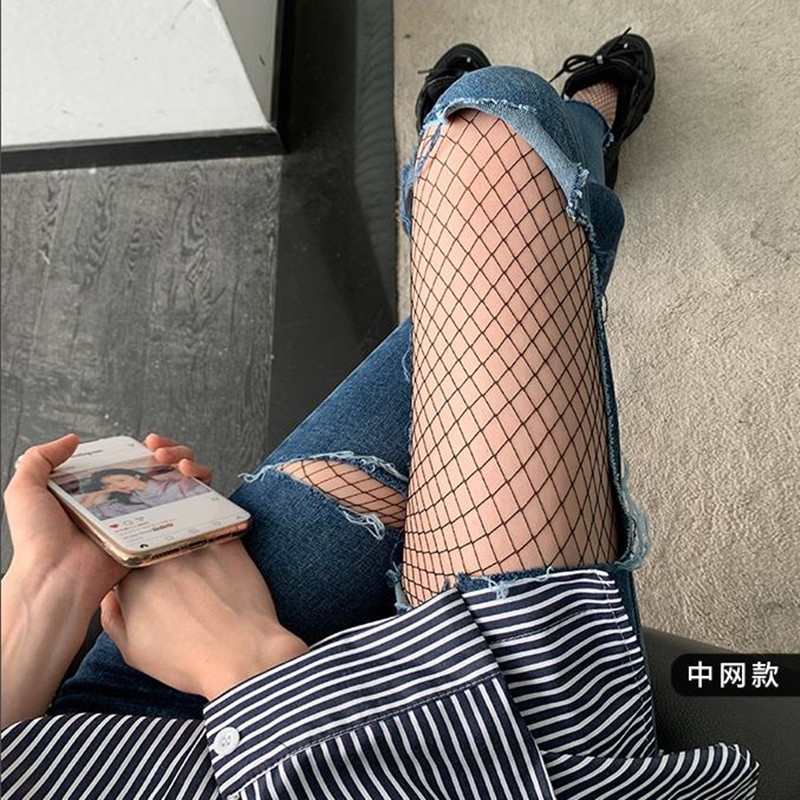 Sot Selling Women'skLong Hexy Fishnet StoMc ings Fish Net Pa - 图2