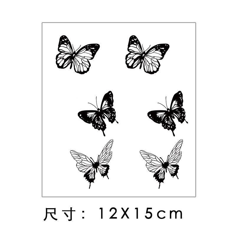 推荐Butterfly Tattoo Stickers Sexy Women Long-lasting Arm Ar - 图1