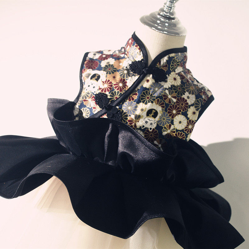 女童旗袍礼服公主裙花童钢琴蓬蓬小女孩洋派幼儿主持人女洋装,淘宝优惠券,粉丝福利购,淘宝优惠卷