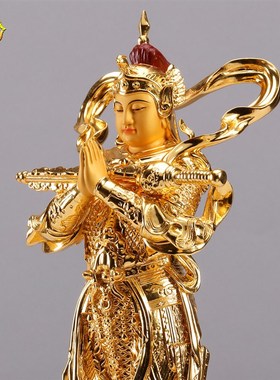 朝天韦陀菩萨像天神韦天将军韦陀天韦琨八大神将楼至佛像家用摆件