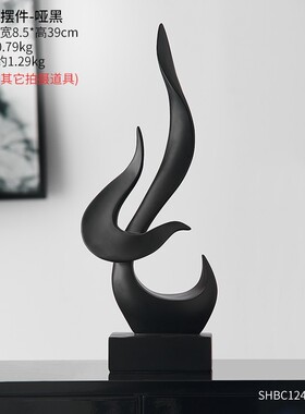 小众高货大鹏展翅摆件现代轻奢高级感家居客厅玄关酒柜电视柜办公