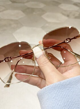 墨镜女夏防晒大脸显瘦2023年新款级感ins防紫外线开车太阳眼镜