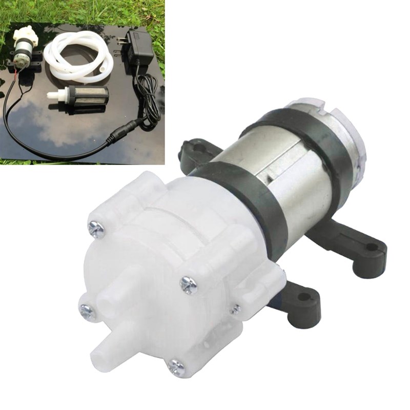 DC 6 12v Food grade 385 diaphragm pump self priming micro p - 图2