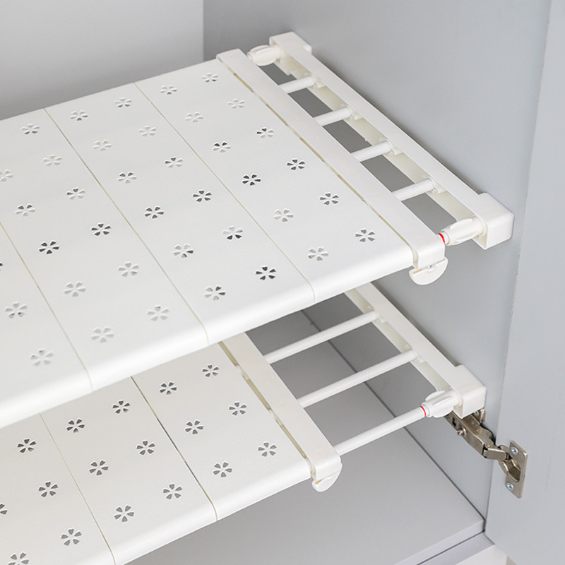 Y^宿舍衣柜分层隔板 免钉式可伸缩隔层置物架 橱柜浴室收纳分层架,淘宝优惠券,粉丝福利购,淘宝优惠卷