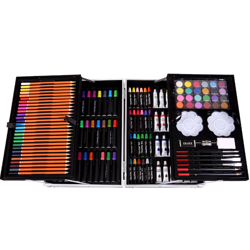 儿童画笔套装美术学习用品画画工具绘画蜡笔女孩水彩笔工具箱礼物,淘宝优惠券,粉丝福利购,淘宝优惠卷