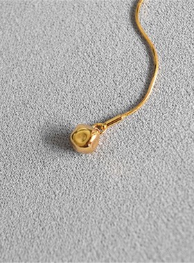 韩版INS淡水珍珠拼接细蛇链可拉伸调节锁M骨链毛衣链多种戴法项链