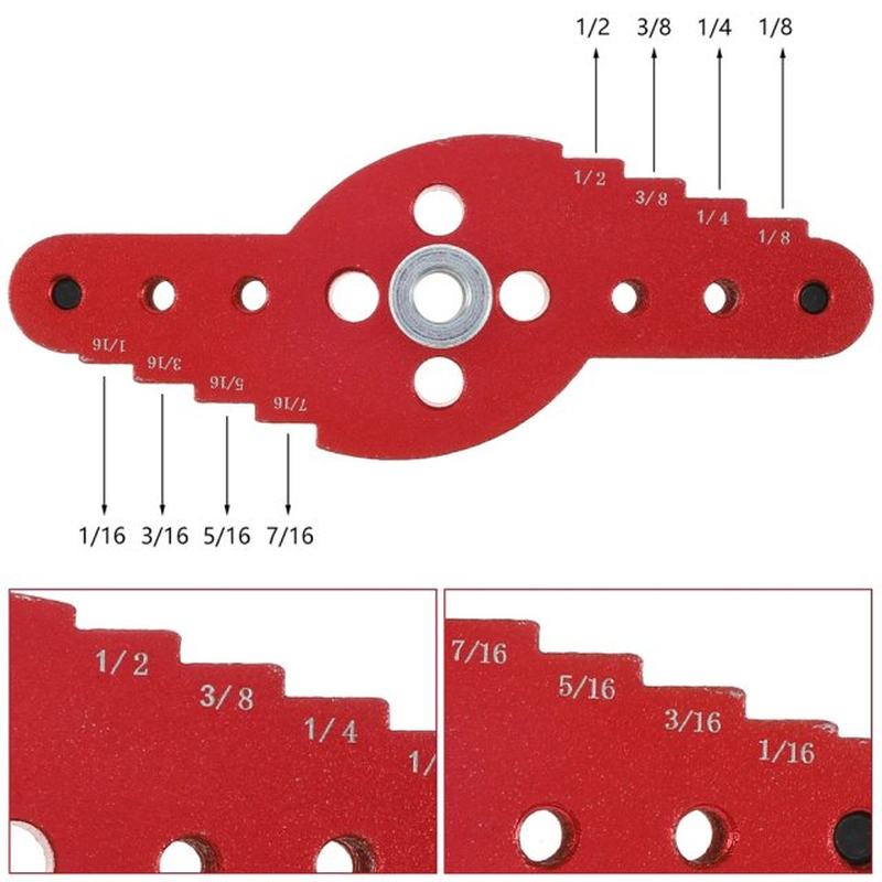 Verticcal Pocket Hole Jig Woodworking Drilling Locator Self-图2