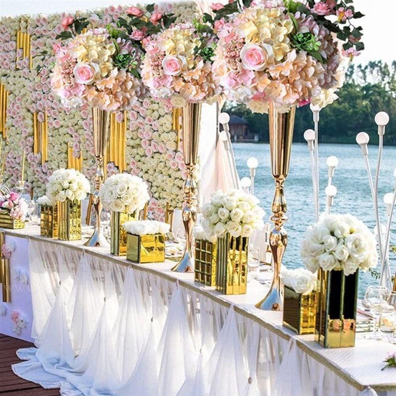 婚庆装饰道具台麻花烛台摆件 路引铁艺花瓶主桌花器婚礼场景签到,淘宝优惠券,粉丝福利购,淘宝优惠卷