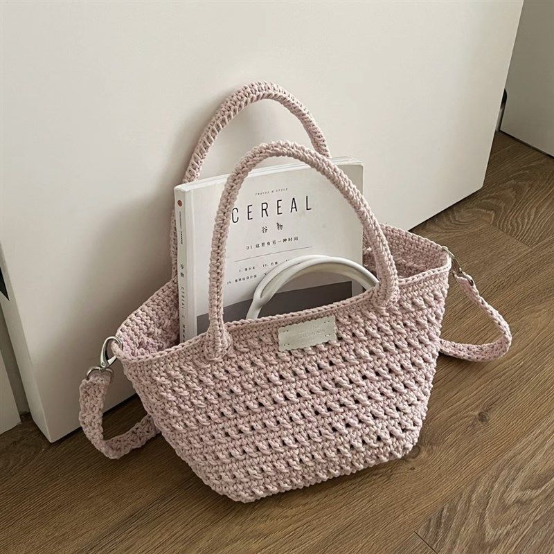 手工编织包包diy材料包手提单肩斜挎包送女友闺蜜礼物毛线钩针,淘宝优惠券,粉丝福利购,淘宝优惠卷