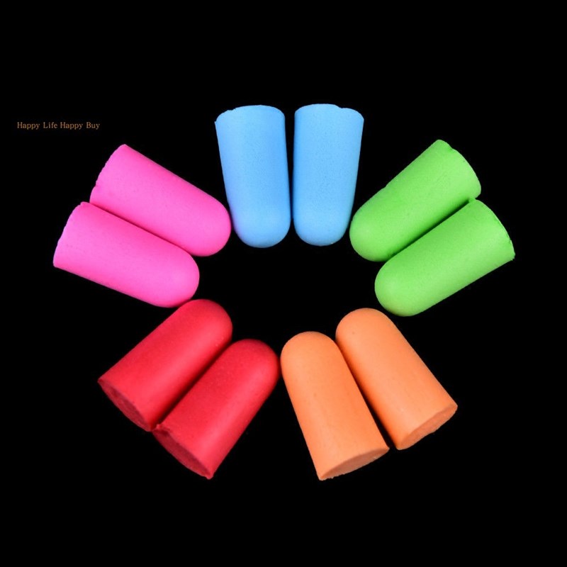 极速Soft Foam Ear Plugs Travel Sleep Noise Prevention Earplu-图0