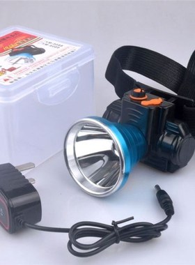 LED高亮强光远射锂电可充电头灯 户外头戴夜骑钓鱼夜钓矿灯手电筒